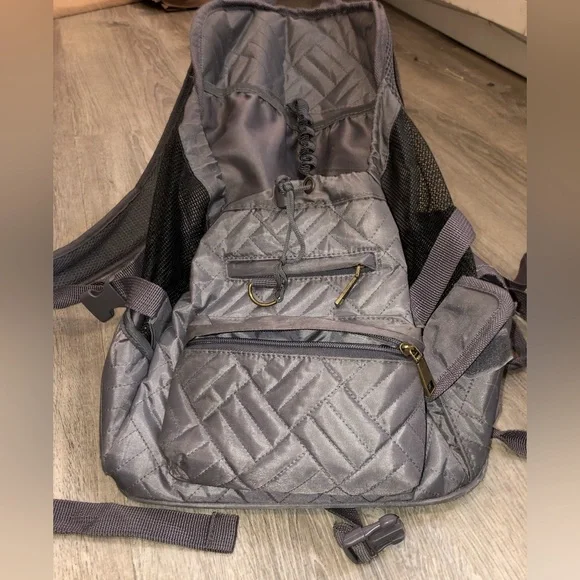 -Quilted Small Pet backpack- - Picture 6 of 13